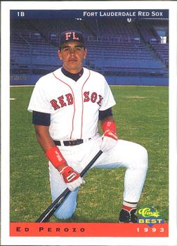 1993 Classic Best Fort Lauderdale Red Sox #22 Ed Perozo Front