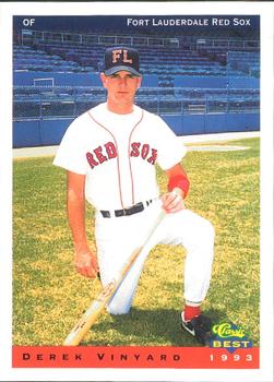 1993 Classic Best Fort Lauderdale Red Sox #25 Derek Vinyard Front