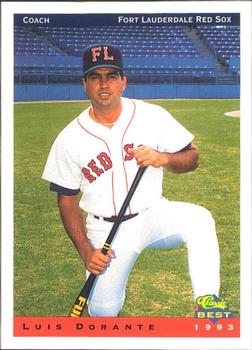 1993 Classic Best Fort Lauderdale Red Sox #28 Luis Dorante Front
