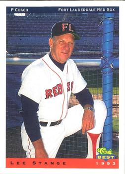 1993 Classic Best Fort Lauderdale Red Sox #29 Lee Stange Front