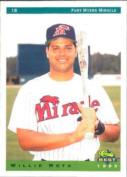 1993 Classic Best Fort Myers Miracle #16 Willie Mota Front