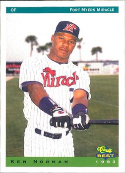 1993 Classic Best Fort Myers Miracle #18 Ken Norman Front