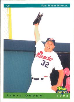 1993 Classic Best Fort Myers Miracle #19 Jamie Ogden Front