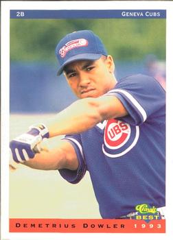 1993 Classic Best Geneva Cubs #9 Demetrius Dowler Front