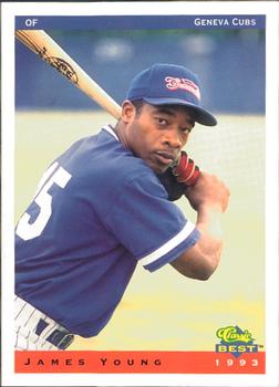 1993 Classic Best Geneva Cubs #28 James Young Front