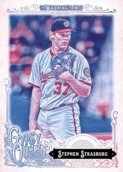 2017 Topps Gypsy Queen - Missing Blackplate #7 Stephen Strasburg Front