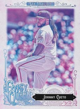 2017 Topps Gypsy Queen - Missing Blackplate #32 Johnny Cueto Front