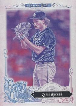2017 Topps Gypsy Queen - Missing Blackplate #86 Chris Archer Front