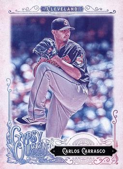 2017 Topps Gypsy Queen - Missing Blackplate #114 Carlos Carrasco Front