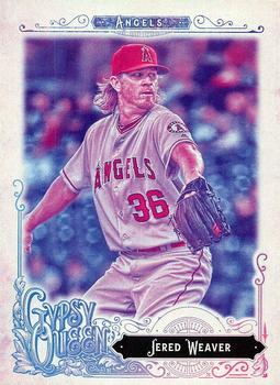 2017 Topps Gypsy Queen - Missing Blackplate #120 Jered Weaver Front