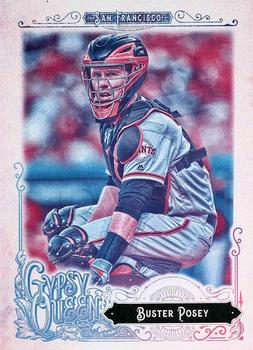 2017 Topps Gypsy Queen - Missing Blackplate #124 Buster Posey Front