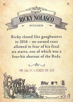 2017 Topps Gypsy Queen - Missing Blackplate #146 Ricky Nolasco Back