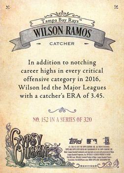 2017 Topps Gypsy Queen - Missing Blackplate #152 Wilson Ramos Back