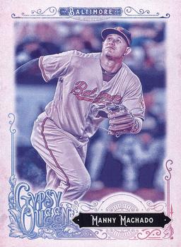 2017 Topps Gypsy Queen - Missing Blackplate #154 Manny Machado Front