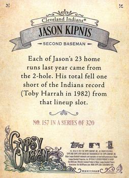 2017 Topps Gypsy Queen - Missing Blackplate #157 Jason Kipnis Back