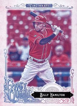 2017 Topps Gypsy Queen - Missing Blackplate #208 Billy Hamilton Front