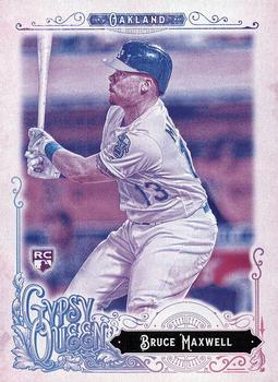 2017 Topps Gypsy Queen - Missing Blackplate #215 Bruce Maxwell Front