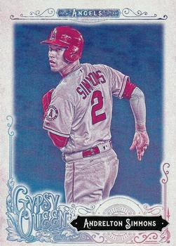 2017 Topps Gypsy Queen - Missing Blackplate #234 Andrelton Simmons Front