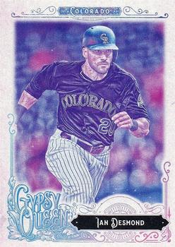 2017 Topps Gypsy Queen - Missing Blackplate #244 Ian Desmond Front