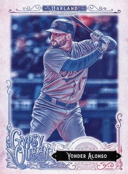 2017 Topps Gypsy Queen - Missing Blackplate #290 Yonder Alonso Front