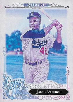 2017 Topps Gypsy Queen - Missing Blackplate #308 Jackie Robinson Front