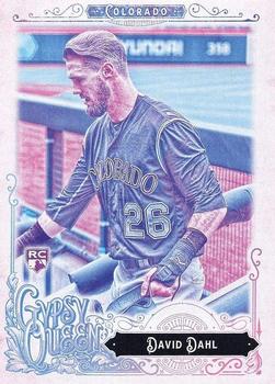 2017 Topps Gypsy Queen - Missing Blackplate #19 David Dahl Front