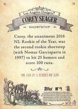 2017 Topps Gypsy Queen - Missing Blackplate #150 Corey Seager Back