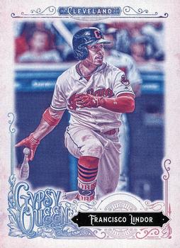 2017 Topps Gypsy Queen - Missing Blackplate #144 Francisco Lindor Front