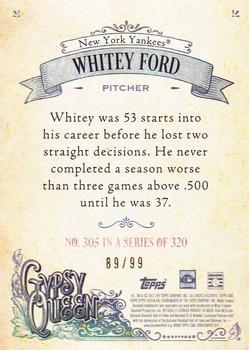 2017 Topps Gypsy Queen - Green #305 Whitey Ford Back