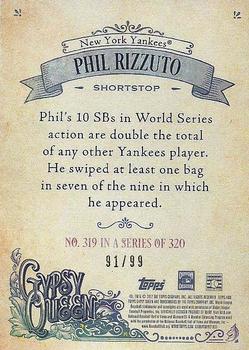 2017 Topps Gypsy Queen - Green #319 Phil Rizzuto Back