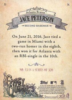 2017 Topps Gypsy Queen - Missing Nameplate #53 Jace Peterson Back