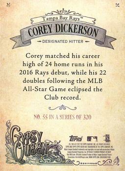 2017 Topps Gypsy Queen - Missing Nameplate #55 Corey Dickerson Back