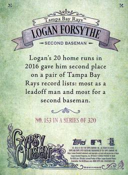 2017 Topps Gypsy Queen - Green Back #153 Logan Forsythe Back