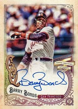 2017 Topps Gypsy Queen - Gypsy Queen Autographs #GQA-BB Barry Bonds Front