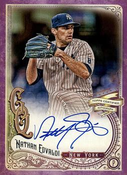 2017 Topps Gypsy Queen - Gypsy Queen Autographs Purple #GQA-NE Nathan Eovaldi Front