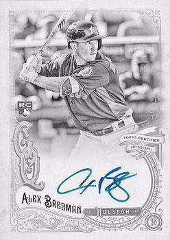 2017 Topps Gypsy Queen - Gypsy Queen Autographs Black and White #GQA-AB Alex Bregman Front
