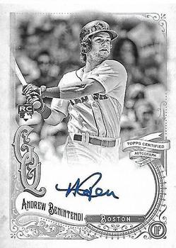 2017 Topps Gypsy Queen - Gypsy Queen Autographs Black and White #GQA-ABE Andrew Benintendi Front