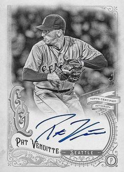2017 Topps Gypsy Queen - Gypsy Queen Autographs Black and White #GQA-PV Pat Venditte Front