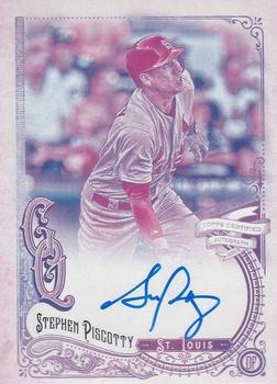 2017 Topps Gypsy Queen - Gypsy Queen Autographs Missing Blackplate #GQA-SP Stephen Piscotty Front