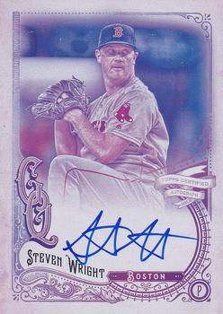 2017 Topps Gypsy Queen - Gypsy Queen Autographs Missing Blackplate #GQA-SW Steven Wright Front
