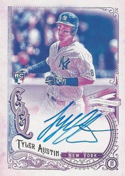 2017 Topps Gypsy Queen - Gypsy Queen Autographs Missing Blackplate #GQA-TA Tyler Austin Front