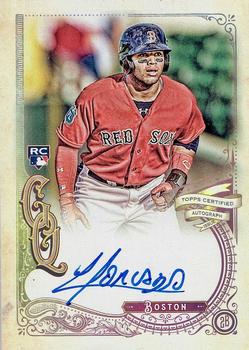 2017 Topps Gypsy Queen - Gypsy Queen Autographs Missing Nameplate #GQA-YM Yoan Moncada Front