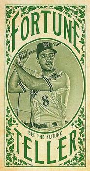 2017 Topps Gypsy Queen - Fortune Teller Minis Green #FT-RB Ryan Braun Front