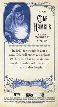2017 Topps Gypsy Queen - Fortune Teller Minis #FT-CH Cole Hamels Back