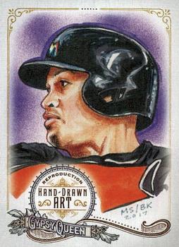 2017 Topps Gypsy Queen - Portrait Art Reproductions #GQAR-GS2 Giancarlo Stanton Front