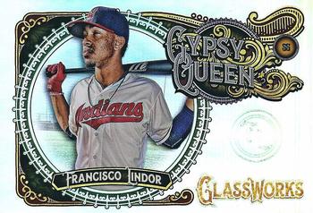 2017 Topps Gypsy Queen - GQ GlassWorks Box Toppers #GW-FL Francisco Lindor Front