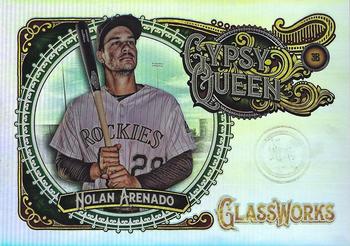 2017 Topps Gypsy Queen - GQ GlassWorks Box Toppers #GW-NA Nolan Arenado Front