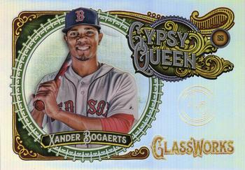 2017 Topps Gypsy Queen - GQ GlassWorks Box Toppers #GW-XB Xander Bogaerts Front