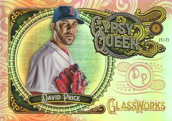 2017 Topps Gypsy Queen - GQ GlassWorks Box Toppers Red #GW-DP David Price Front