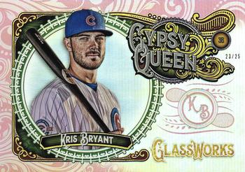 2017 Topps Gypsy Queen - GQ GlassWorks Box Toppers Red #GW-KB Kris Bryant Front